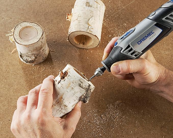 Dremel 4486 Keyless Chuck, ideal for 1/32” (0.8mm) to 1/8” (3.2mm) Shank Rotary Tool Accessories , Silver