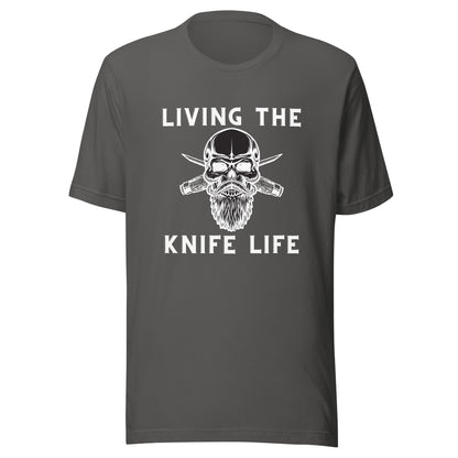 Living the Knife Life - Unisex t-shirt - Dark Colors