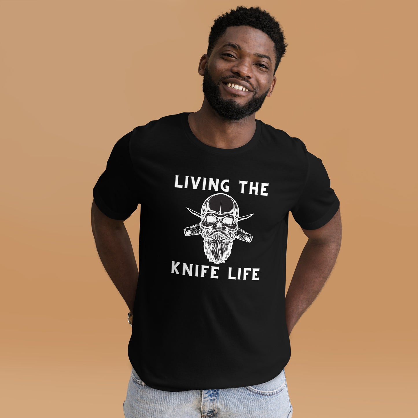 Living the Knife Life - Unisex t-shirt - Dark Colors