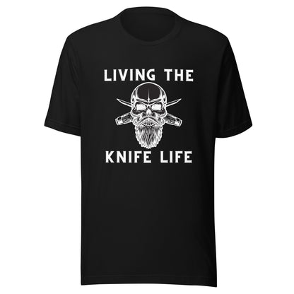 Living the Knife Life - Unisex t-shirt - Dark Colors
