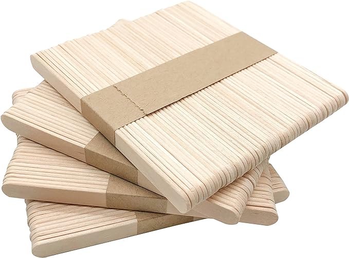 Best Deal for 200 Pcs Craft Sticks Ice Cream Sticks Wooden